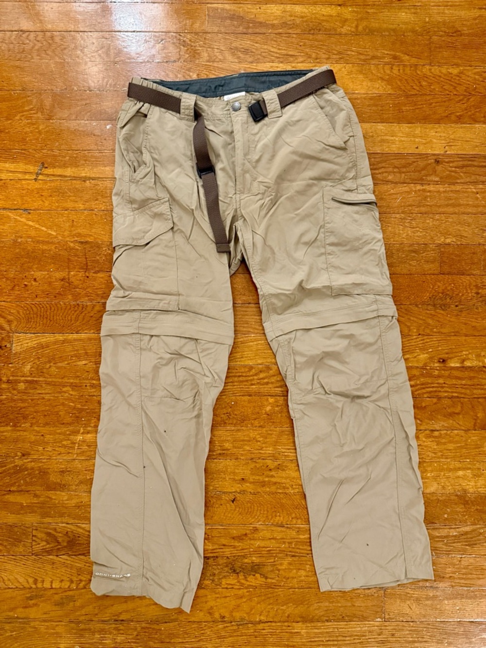 Columbia Men's Lightweight Convertible Cargo Pants - Khaki (32W 30L)